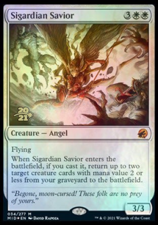 Sigardian Savior [Innistrad: Midnight Hunt Prerelease Promos] | Impulse Games and Hobbies