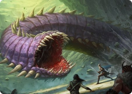 Purple Worm Art Card [Dungeons & Dragons: Adventures in the Forgotten Realms Art Series] | Impulse Games and Hobbies