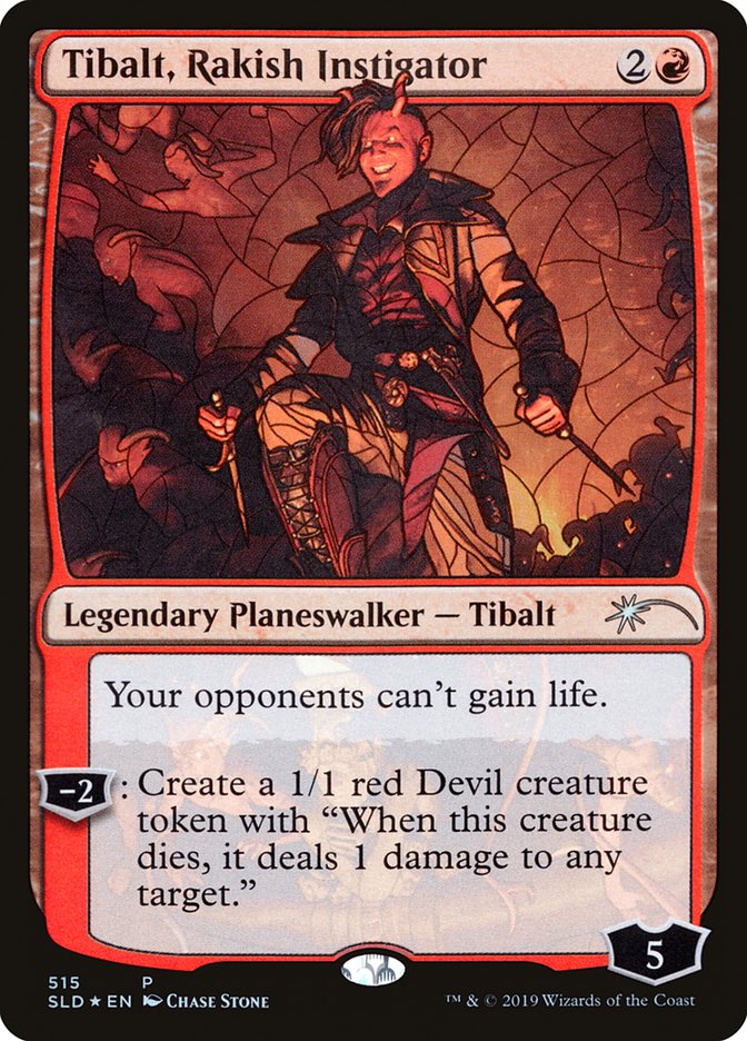 Tibalt, Rakish Instigator (Stained Glass) [Secret Lair Drop Promos] | Impulse Games and Hobbies