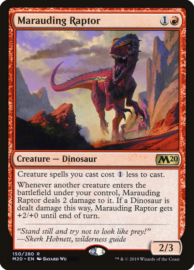 Marauding Raptor [Core Set 2020] | Impulse Games and Hobbies