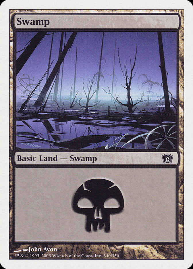 Swamp (340) [Eighth Edition] | Impulse Games and Hobbies