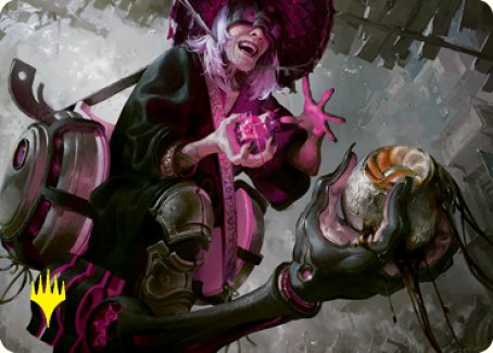 Undercity Scrounger Art Card (Gold-Stamped Signature) [Kamigawa: Neon Dynasty Art Series] | Impulse Games and Hobbies