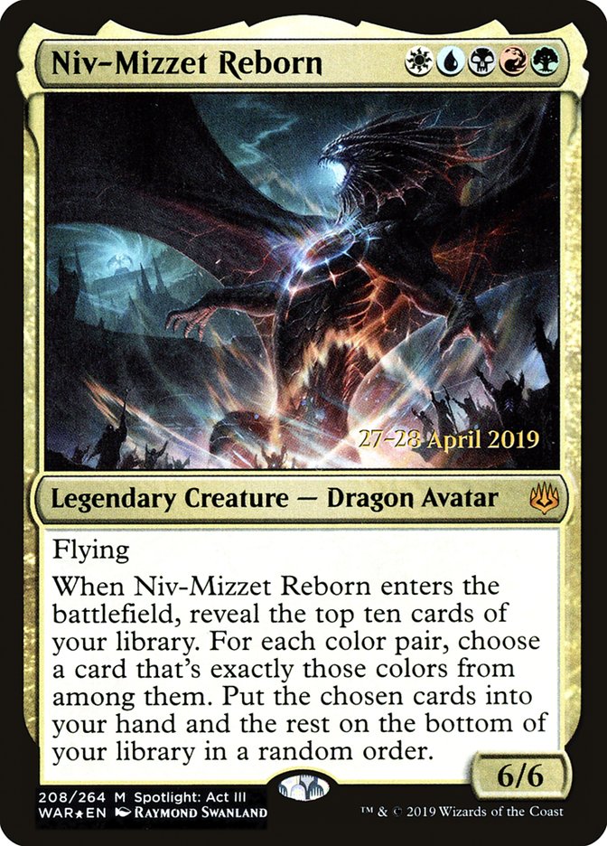 Niv-Mizzet Reborn  [War of the Spark Prerelease Promos] | Impulse Games and Hobbies