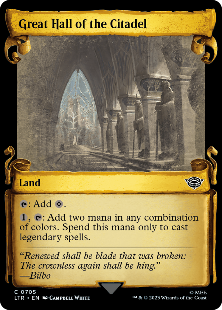 Great Hall of the Citadel [The Lord of the Rings: Tales of Middle-Earth Showcase Scrolls] | Impulse Games and Hobbies