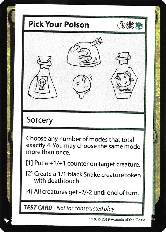 Pick Your Poison [Mystery Booster Playtest Cards] | Impulse Games and Hobbies