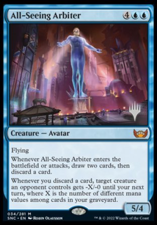 All-Seeing Arbiter (Promo Pack) [Streets of New Capenna Promos] | Impulse Games and Hobbies