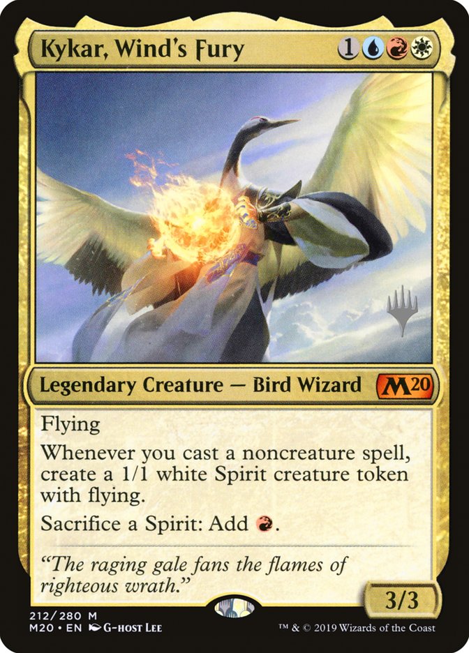 Kykar, Wind's Fury (Promo Pack) [Core Set 2020 Promos] | Impulse Games and Hobbies