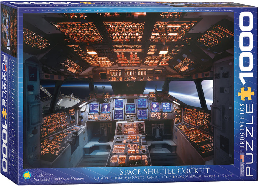 Puzzle: Eurographics 1000 Space Shuttle Cockpit | Impulse Games and Hobbies