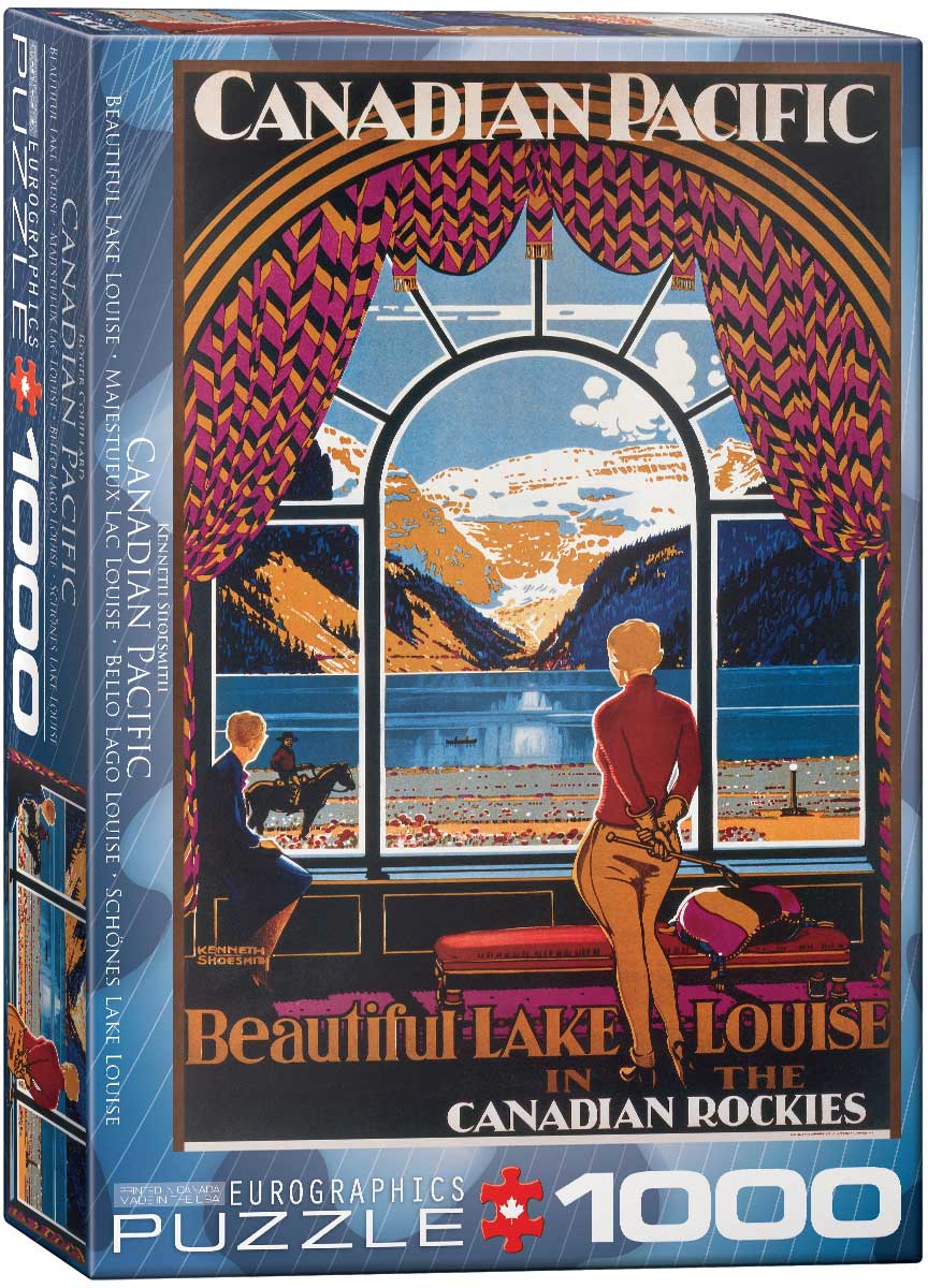 Puzzle: Eurographics 1000 Canadian Pacific - Beautiful Lake Louise | Impulse Games and Hobbies