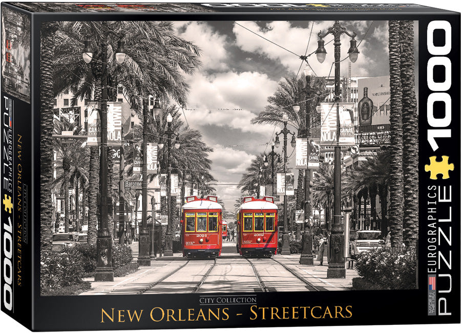 Puzzle: Eurographics 1000 New Orleans Street Cars | Impulse Games and Hobbies