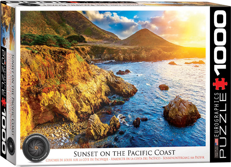 Puzzle: Eurographics 1000 Sunset on the Pacific Coast | Impulse Games and Hobbies
