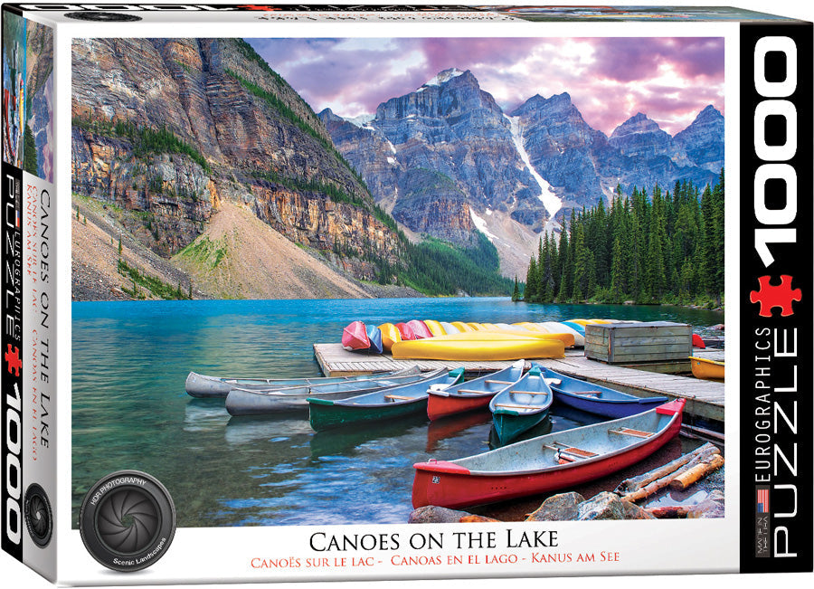 Puzzle: Eurographics 1000 Canoes on the Lake | Impulse Games and Hobbies