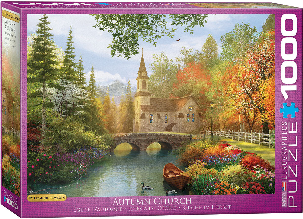 Puzzle: Eurographics 1000 Autumn Church | Impulse Games and Hobbies