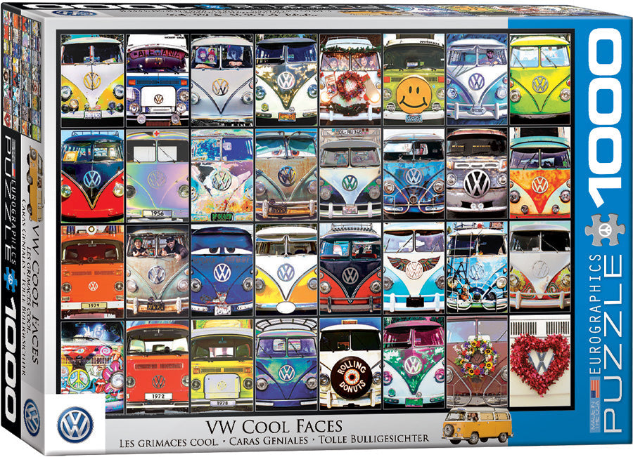 Puzzle: Eurographics 1000 VW Cool Faces | Impulse Games and Hobbies