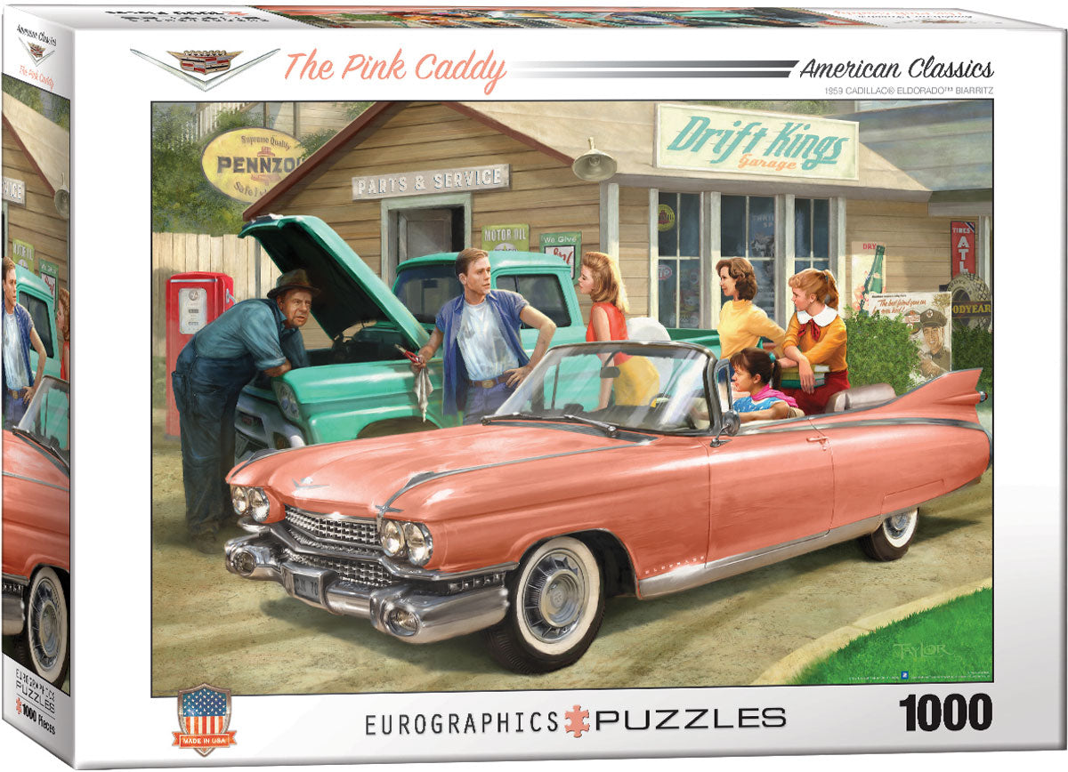 Puzzle: Eurographics 1000 The Pink Caddy | Impulse Games and Hobbies
