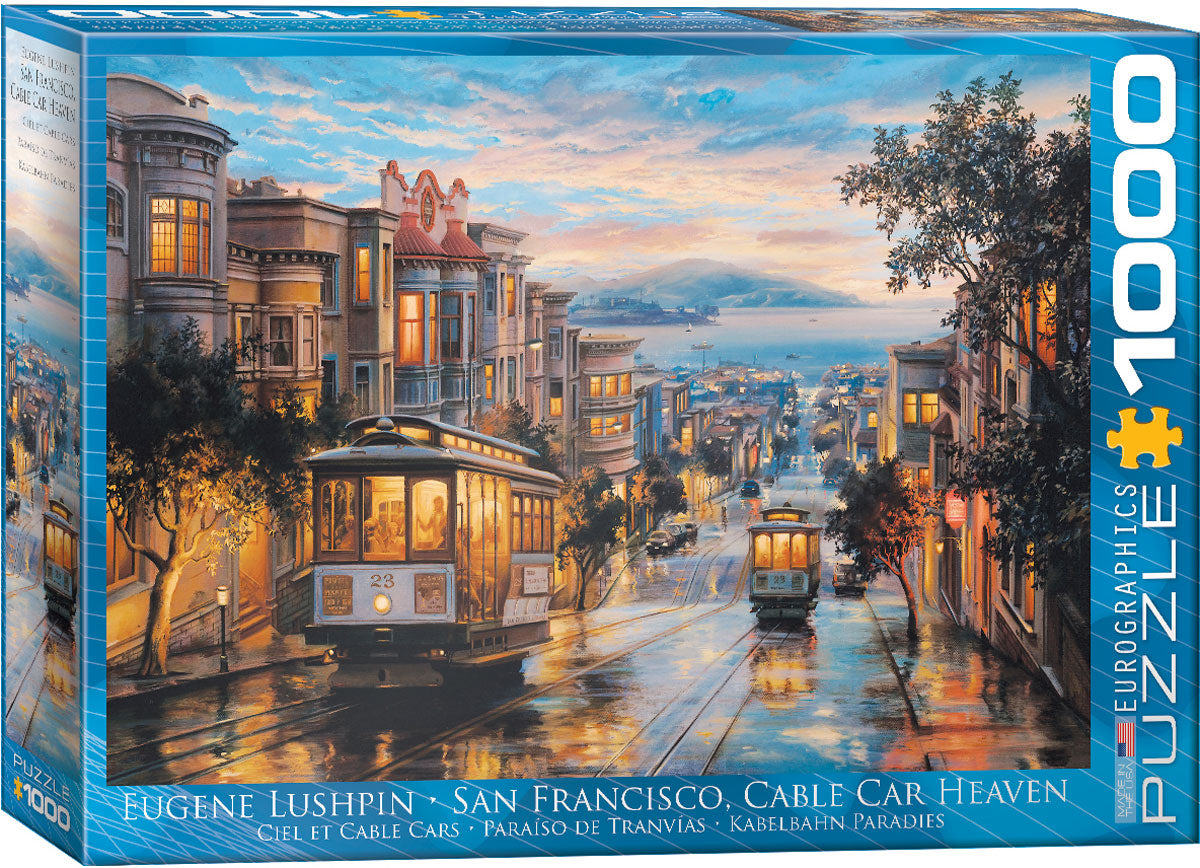 Puzzle: Eurographics 1000 San Francisco Cable Car Heaven | Impulse Games and Hobbies