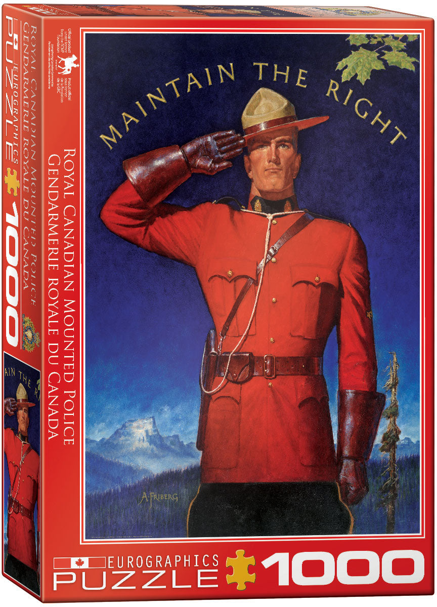 Puzzle: Eurographics 1000 RCMP Maintain the Right | Impulse Games and Hobbies