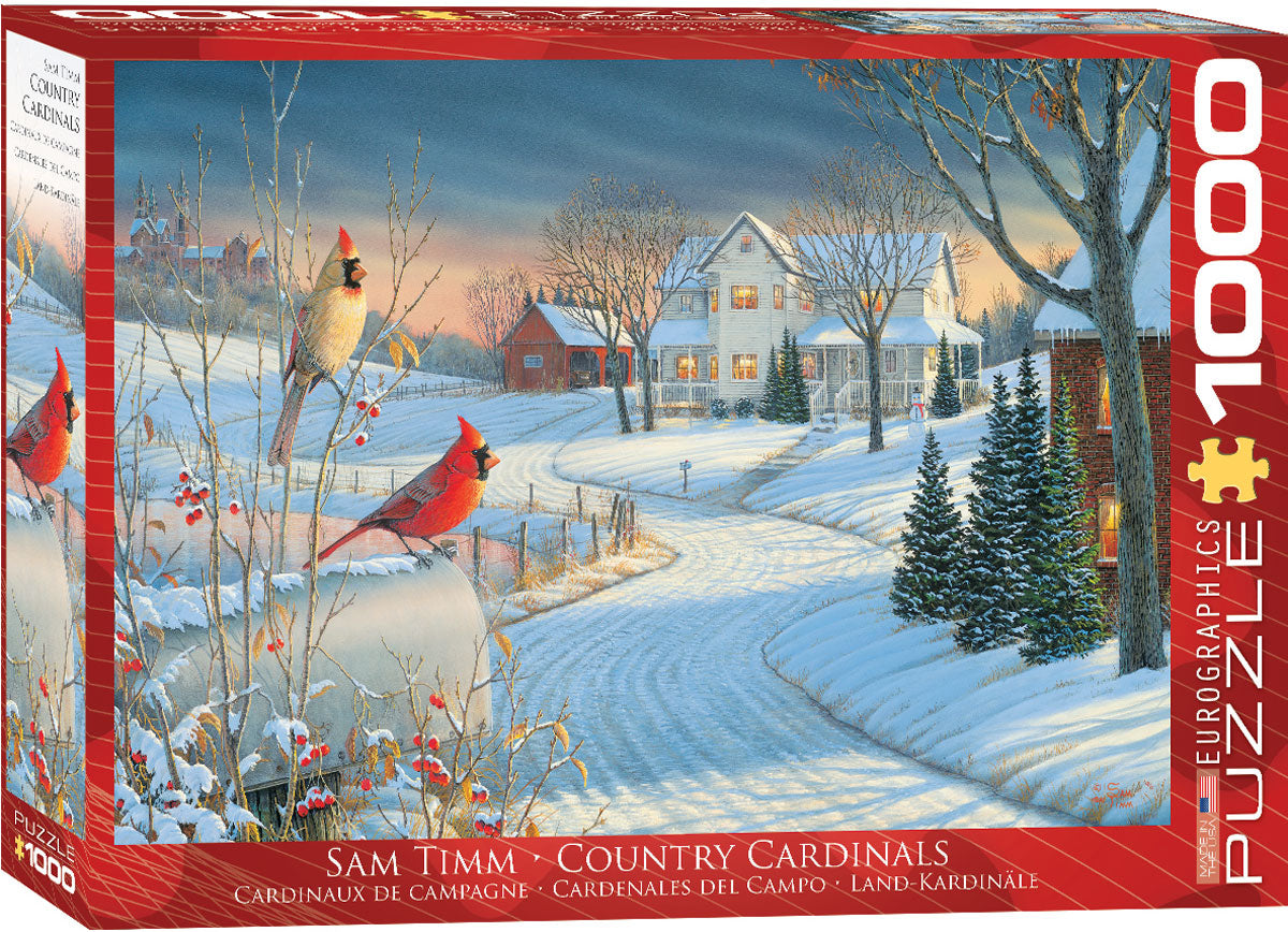 Puzzle: Eurographics 1000 Country Cardinals | Impulse Games and Hobbies