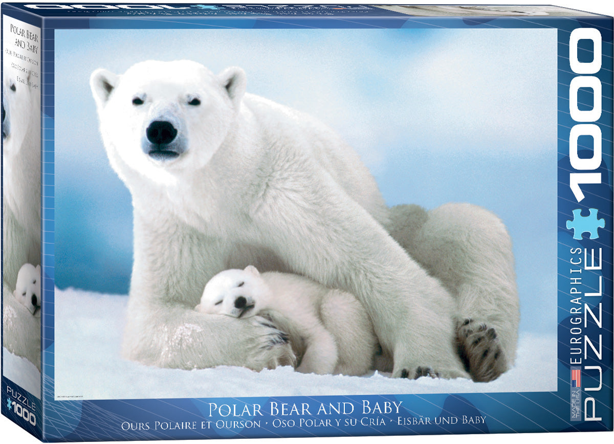 Puzzle: Eurographics 1000 Polar Bear and Baby | Impulse Games and Hobbies
