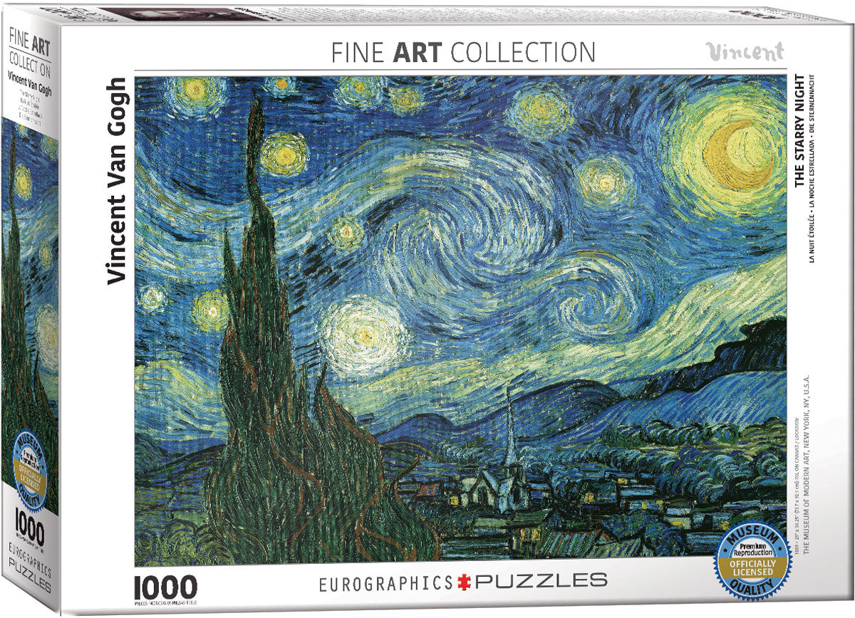 Puzzle: Eurographics 1000 Starry Night by van Gogh | Impulse Games and Hobbies