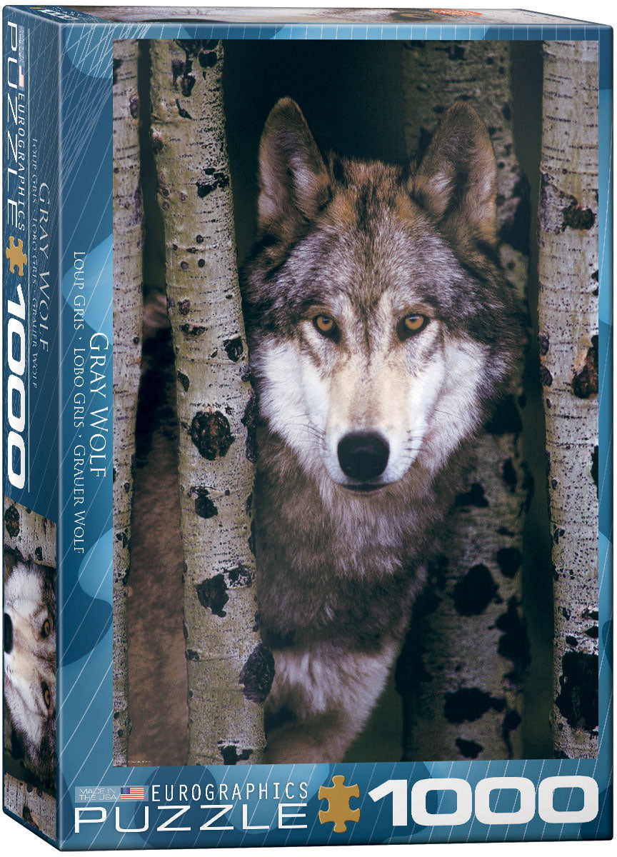 Puzzle: Eurographics 1000 Gray Wolf | Impulse Games and Hobbies
