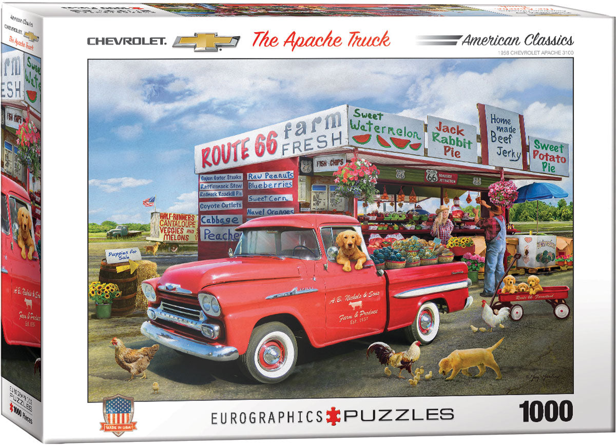 Puzzle: Eurographics 1000 The Apache Truck | Impulse Games and Hobbies