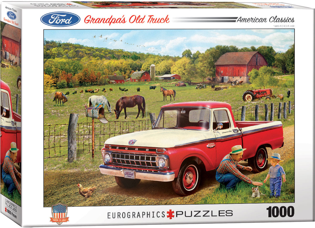 Puzzle: Eurographics 1000 Granpa's Old Truck | Impulse Games and Hobbies