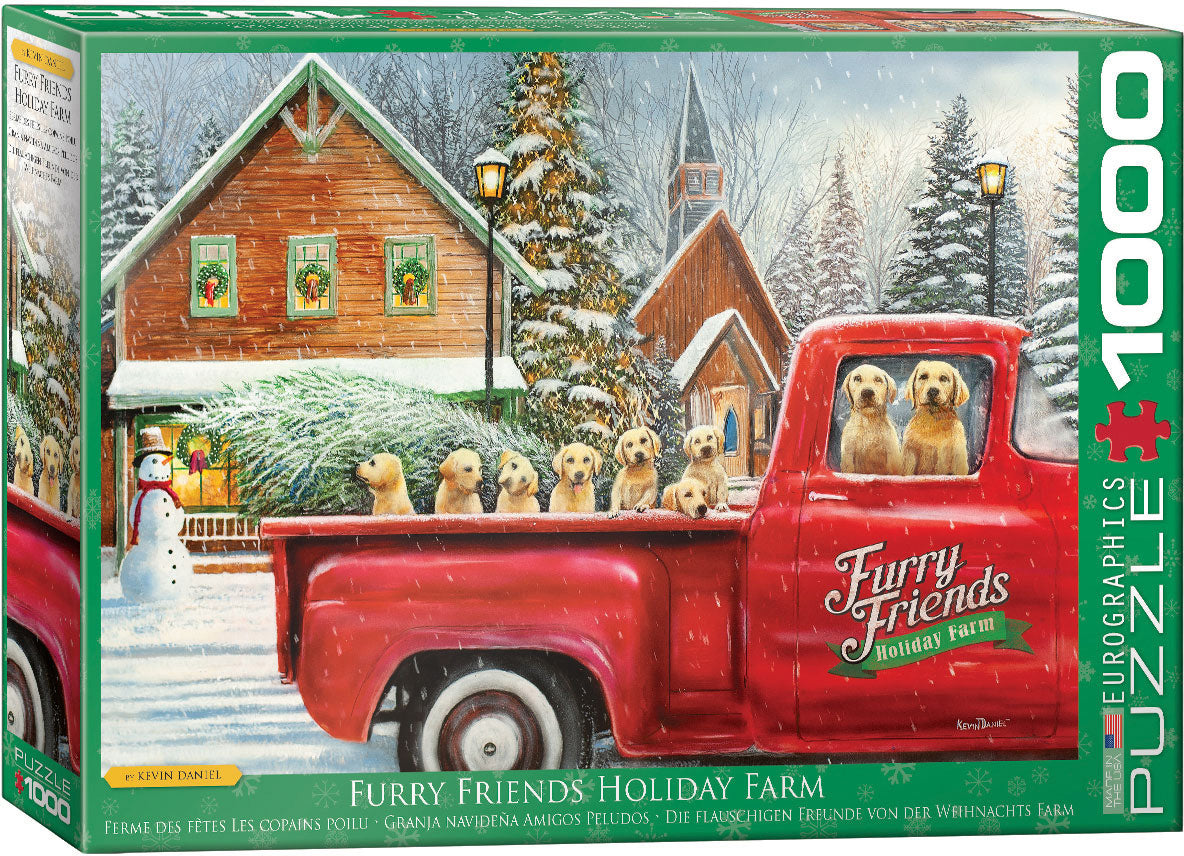 Puzzle: Eurographics 1000 Furry Friends Holiday Farm | Impulse Games and Hobbies