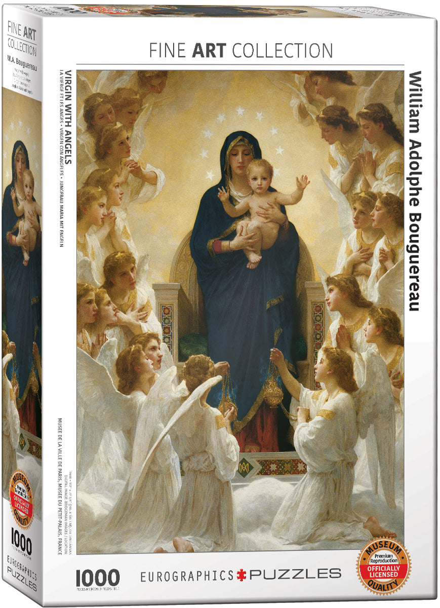 Puzzle: Eurographics 1000 Virgin With Angels | Impulse Games and Hobbies
