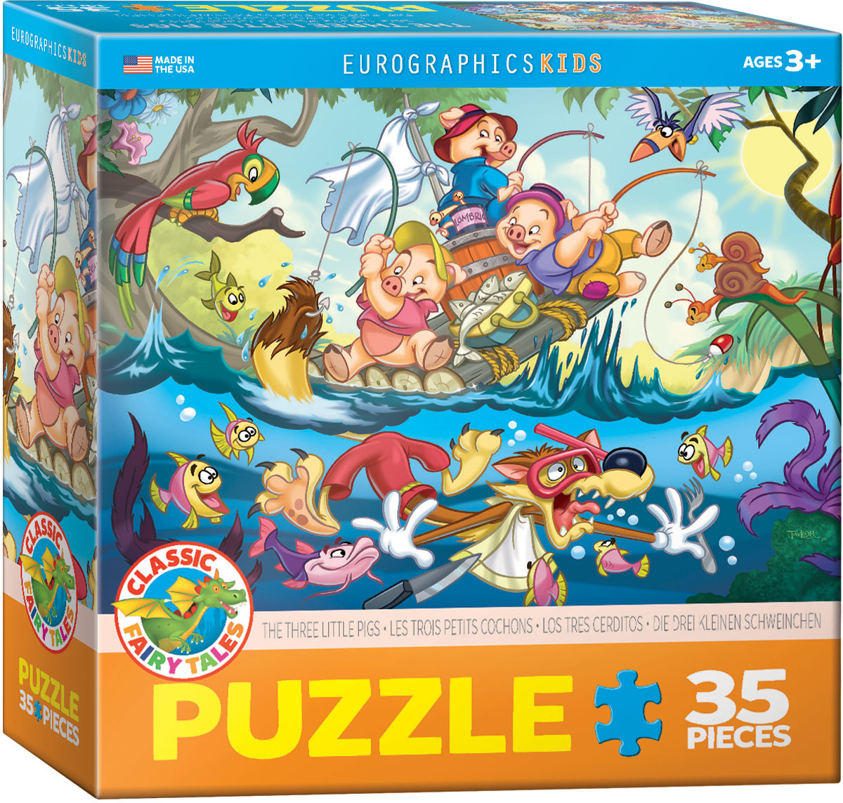 Puzzle: Eurographics 35 The Three Little Pigs | Impulse Games and Hobbies