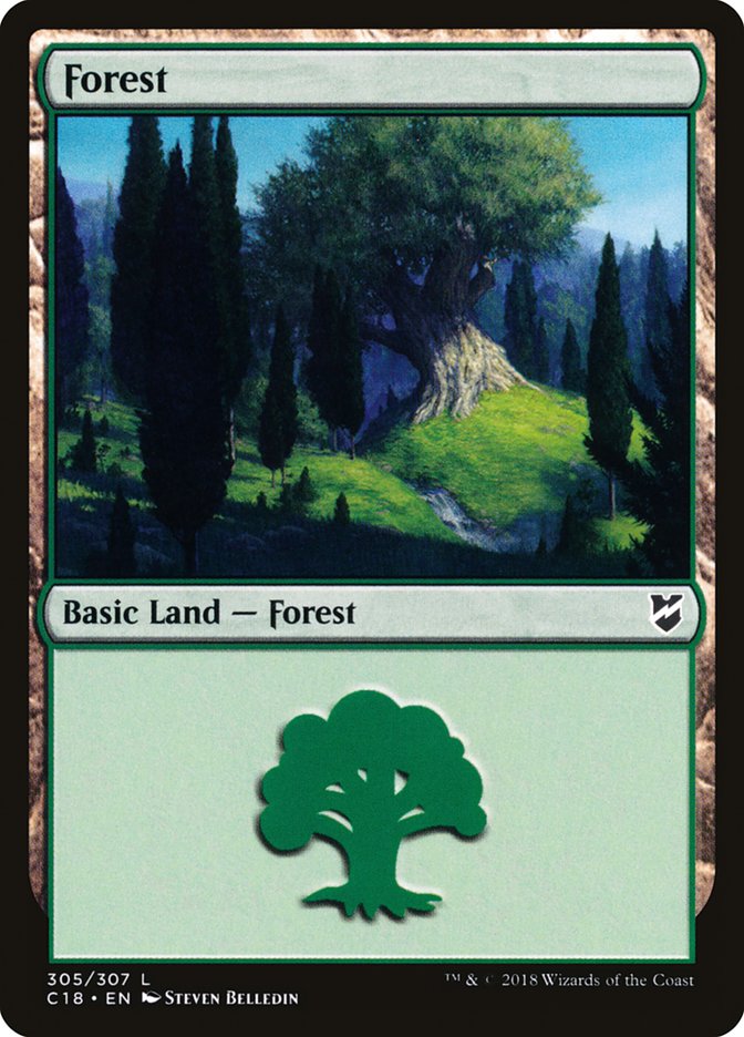 Forest (305) [Commander 2018] | Impulse Games and Hobbies