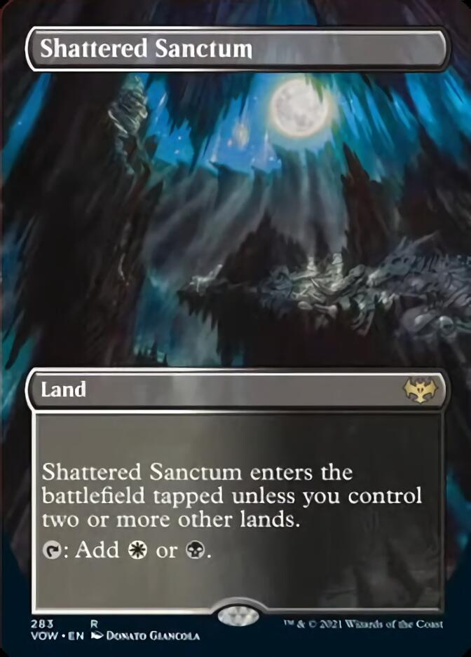 Shattered Sanctum (Borderless) [Innistrad: Crimson Vow] | Impulse Games and Hobbies