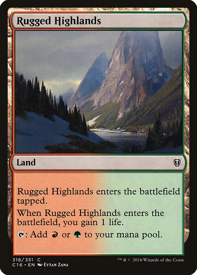 Rugged Highlands [Commander 2016] | Impulse Games and Hobbies