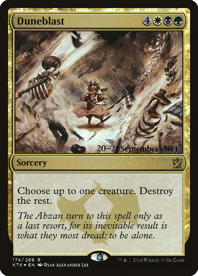 Duneblast [Khans of Tarkir Prerelease Promos] | Impulse Games and Hobbies