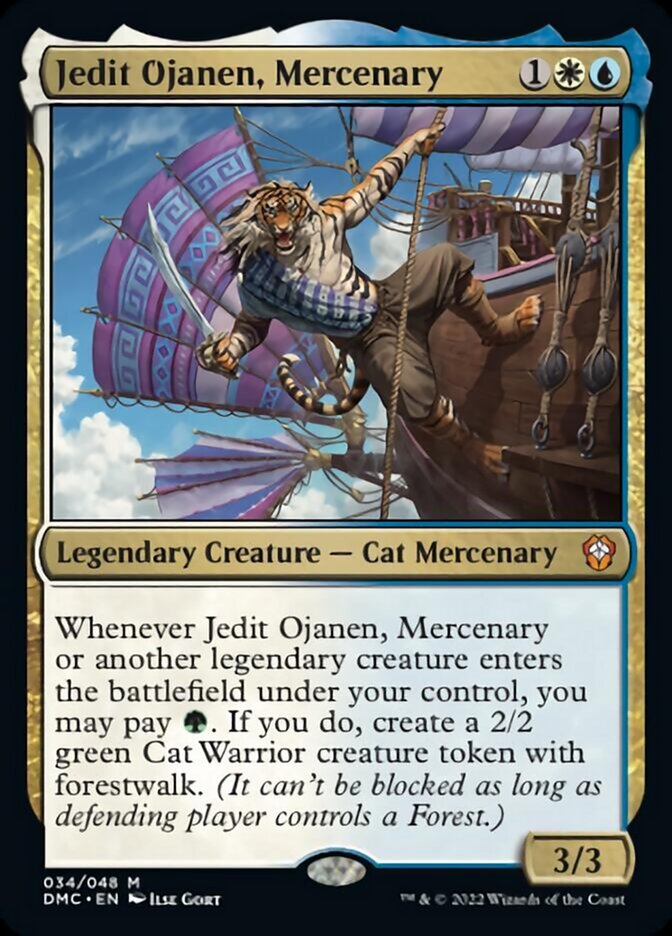 Jedit Ojanen, Mercenary [Dominaria United Commander] | Impulse Games and Hobbies