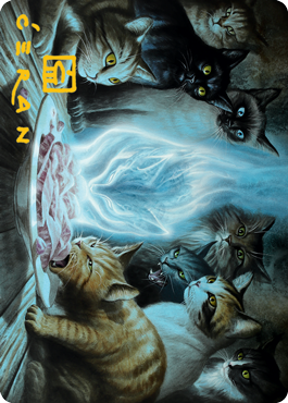Can't Stay Away Art Card (Gold-Stamped Signature) [Innistrad: Midnight Hunt Art Series] | Impulse Games and Hobbies