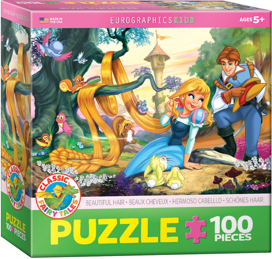 Puzzle: Eurographics Children Puzzle 100 Beautiful Hair | Impulse Games and Hobbies