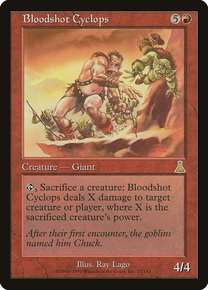 Bloodshot Cyclops [Urza's Destiny] | Impulse Games and Hobbies