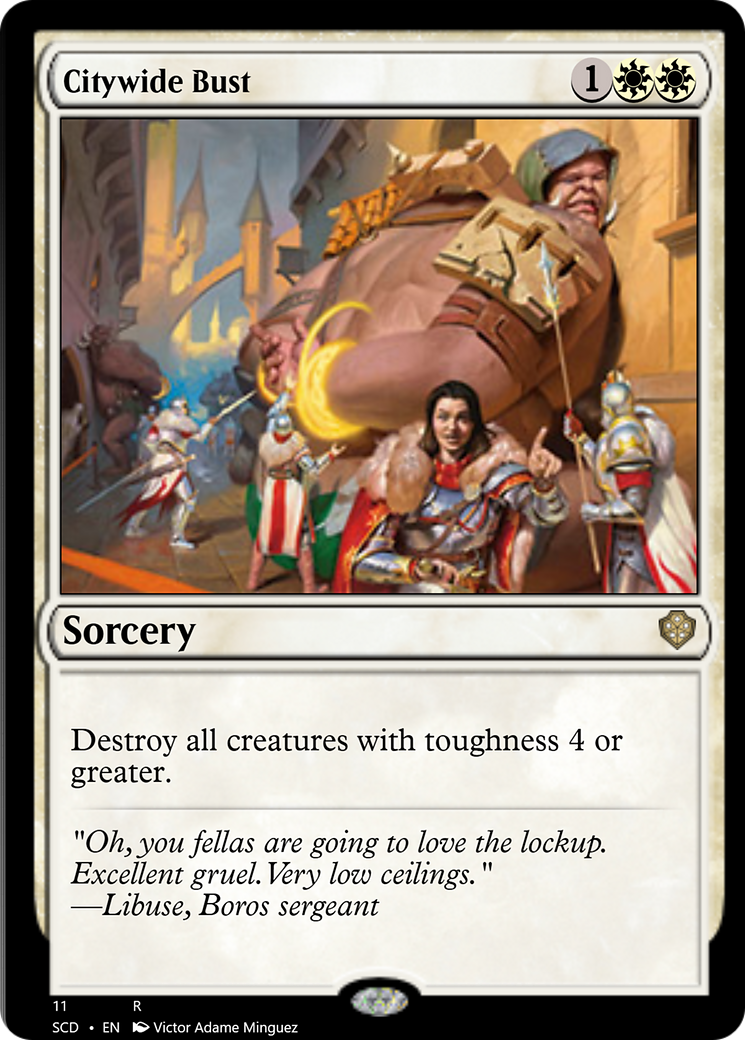 Citywide Bust [Starter Commander Decks] | Impulse Games and Hobbies