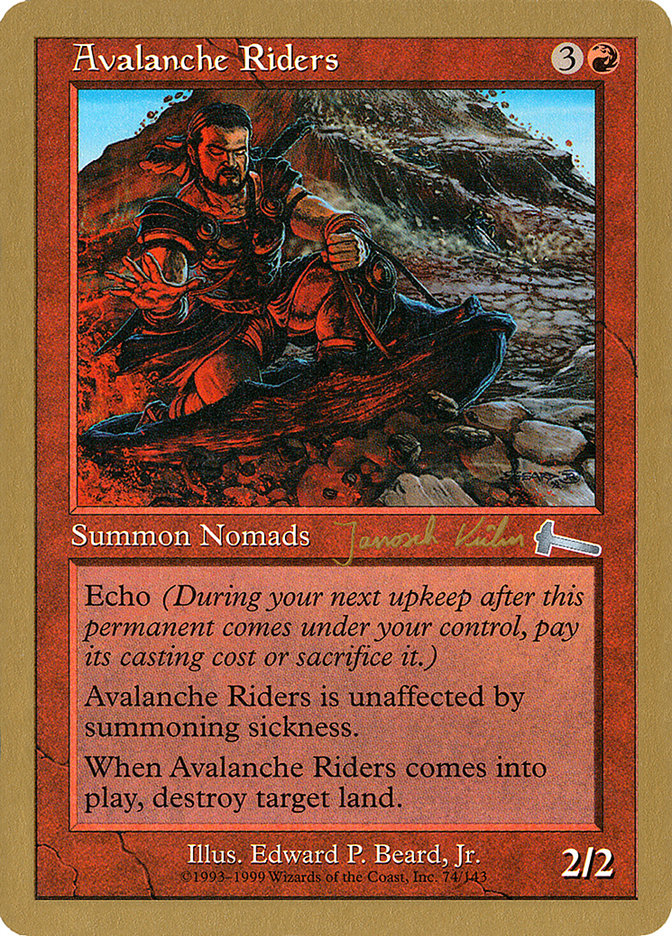 Avalanche Riders (Janosch Kuhn) [World Championship Decks 2000] | Impulse Games and Hobbies