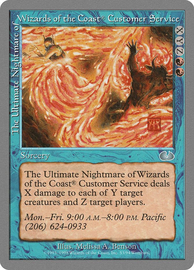 The Ultimate Nightmare of Wizards of the Coast® Customer Service [Unglued] | Impulse Games and Hobbies