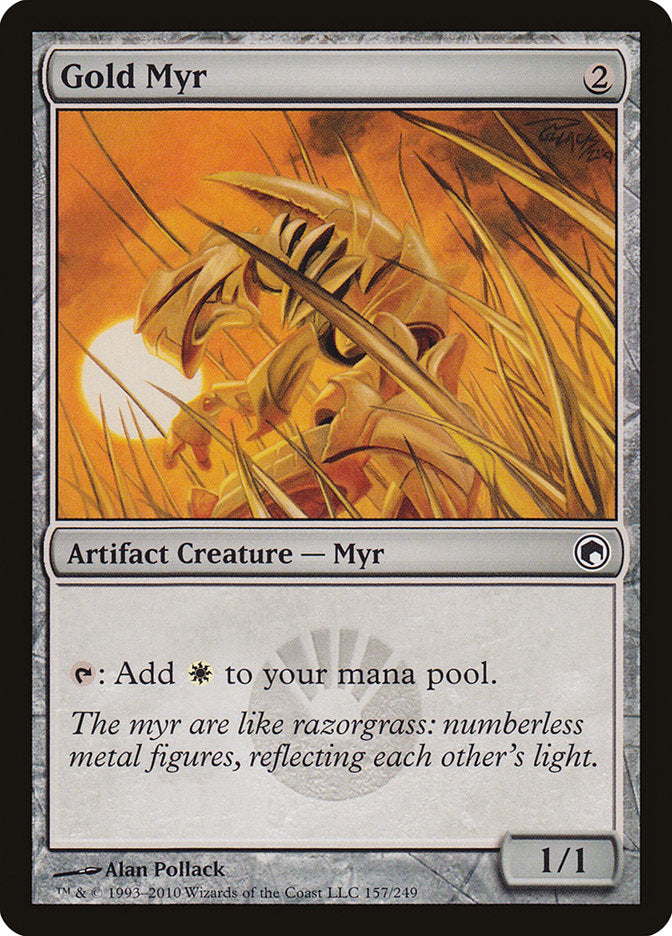 Gold Myr [Scars of Mirrodin] | Impulse Games and Hobbies