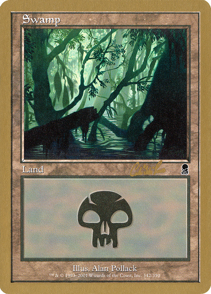 Swamp (cr342) (Carlos Romao) [World Championship Decks 2002] | Impulse Games and Hobbies