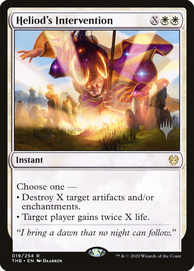 Heliod's Intervention (Promo Pack) [Theros Beyond Death Promos] | Impulse Games and Hobbies