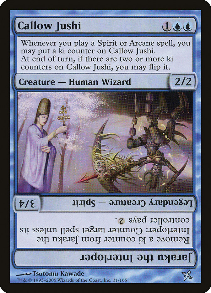 Callow Jushi // Jaraku the Interloper [Betrayers of Kamigawa] | Impulse Games and Hobbies