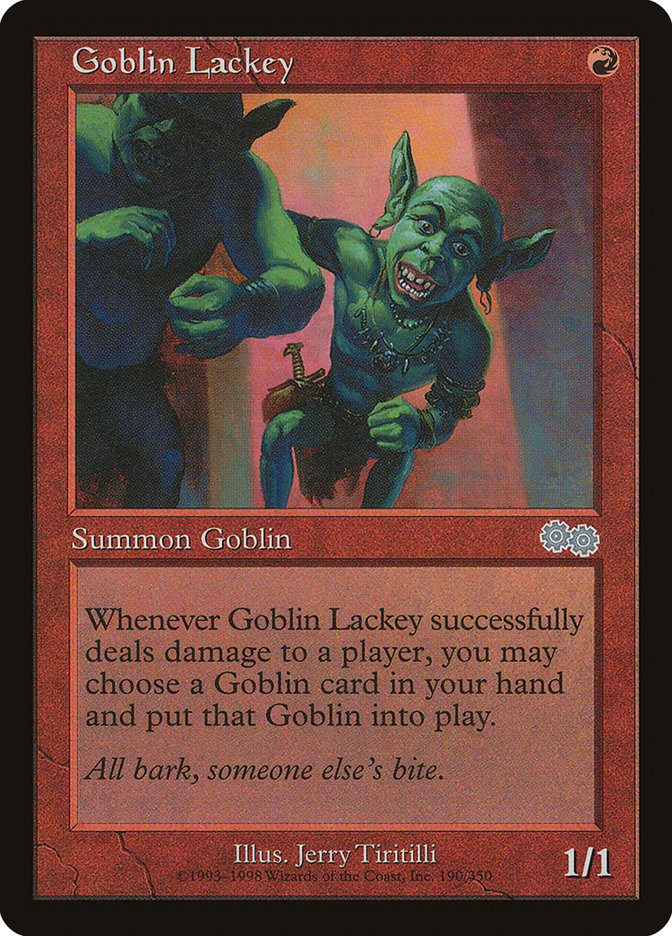 Goblin Lackey [Urza's Saga] | Impulse Games and Hobbies