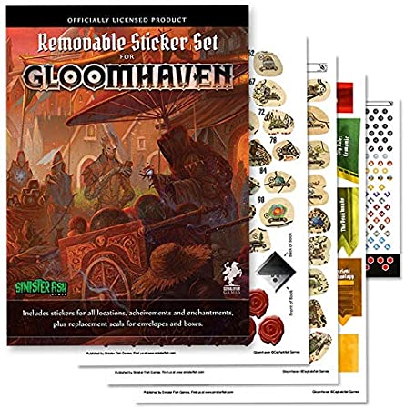 GLOOMHAVEN REMOVABLE STICKER SET | Impulse Games and Hobbies