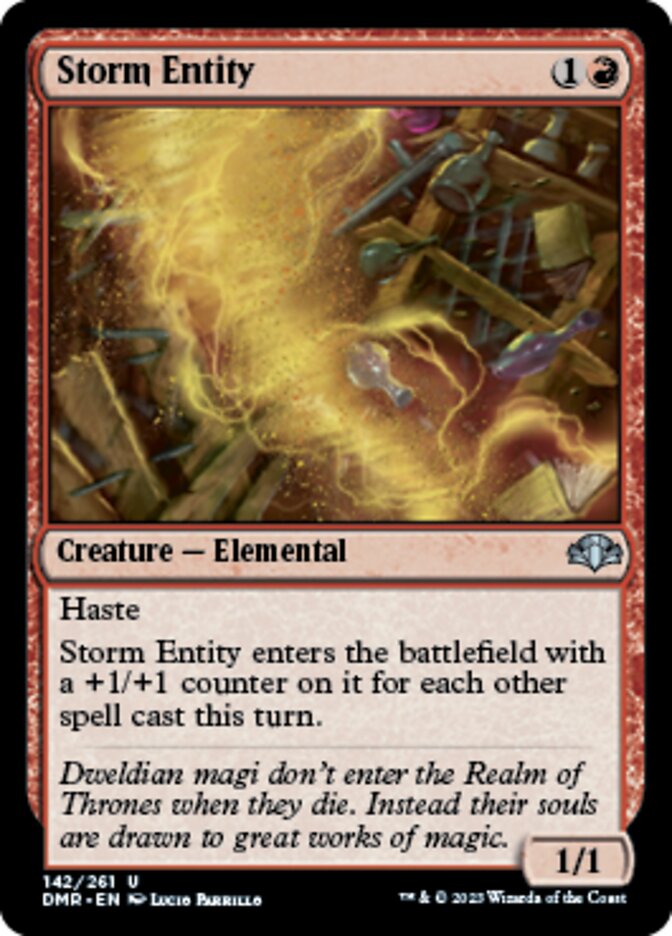 Storm Entity [Dominaria Remastered] | Impulse Games and Hobbies