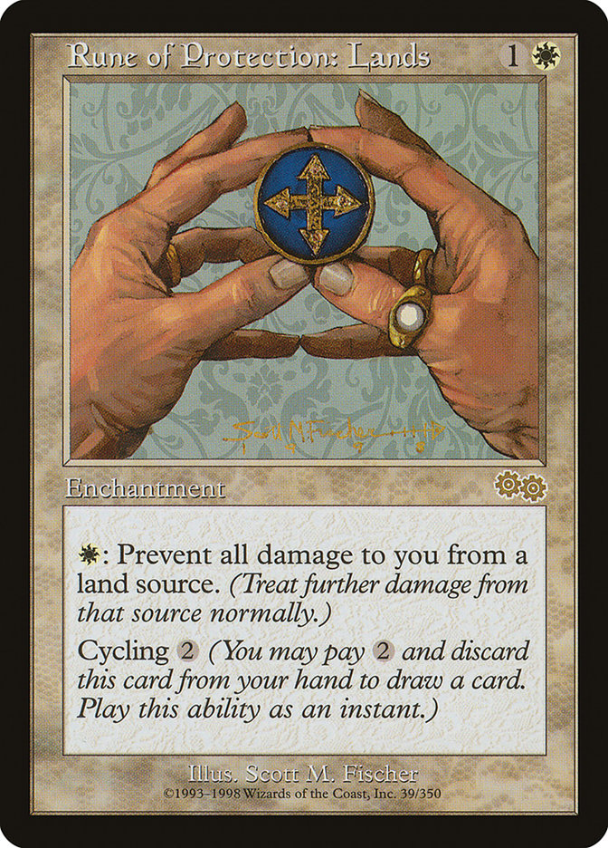 Rune of Protection: Lands [Urza's Saga] | Impulse Games and Hobbies