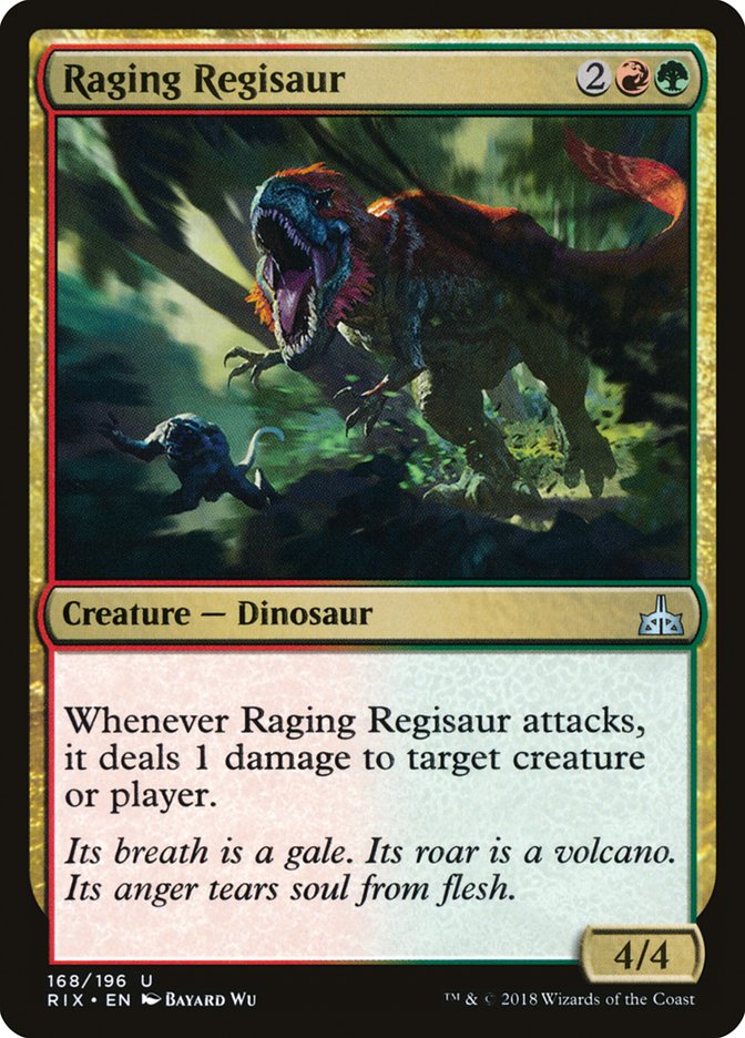 Raging Regisaur [Rivals of Ixalan] | Impulse Games and Hobbies